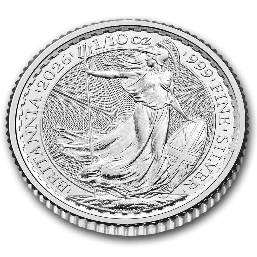 2026 British 1/10 oz Silver Britannia (BU)
