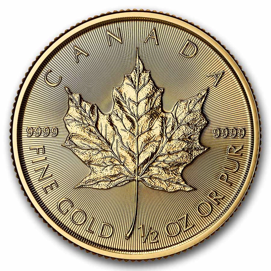 2026 Canadian 1/2 oz Gold Maple (BU)