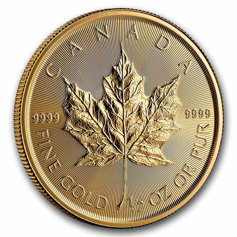 2026 Canadian 1/2 oz Gold Maple (BU)