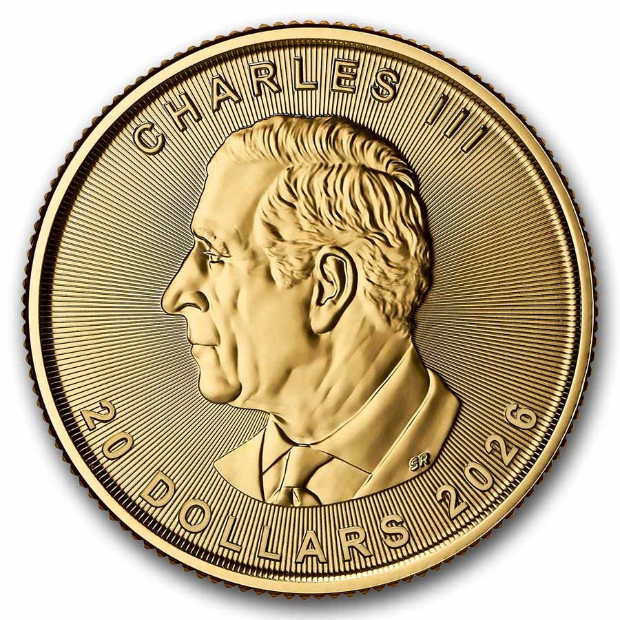 2026 Canadian 1/2 oz Gold Maple (BU)