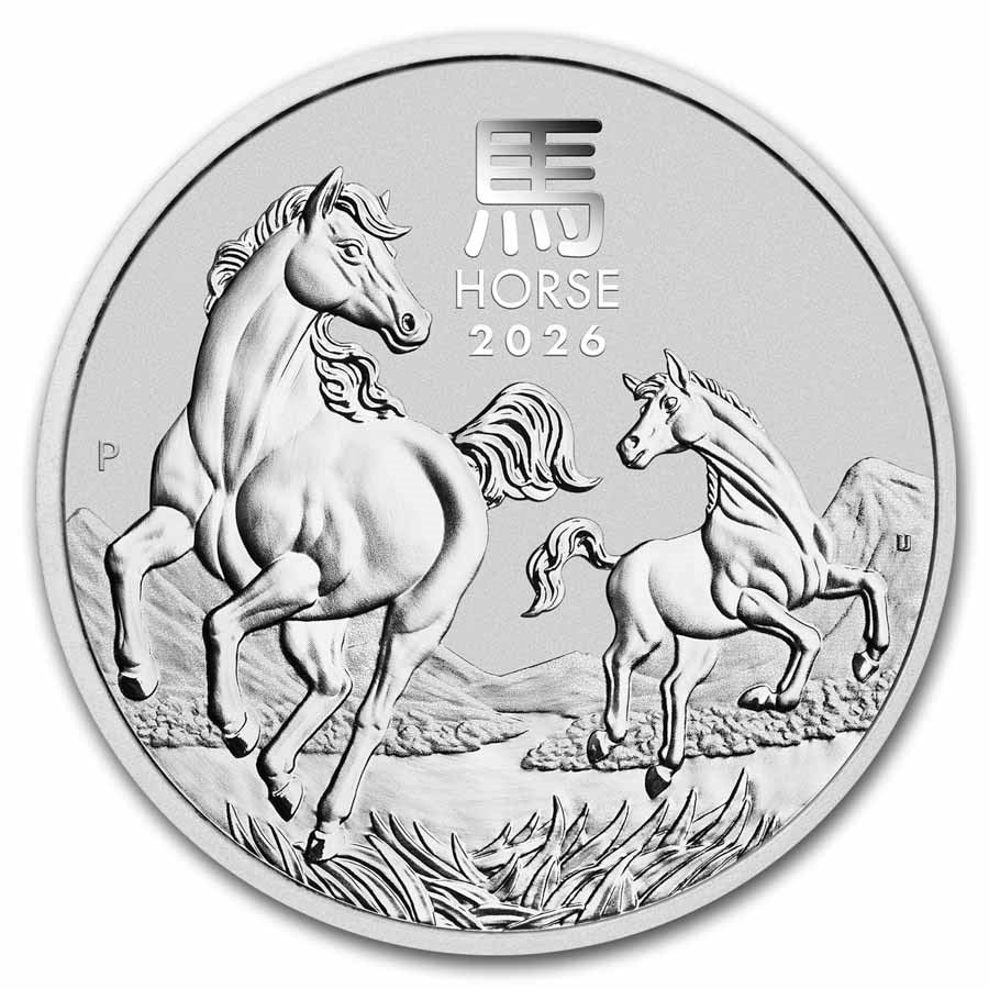 2026 Australia 1/2 oz Silver Year of the Horse (BU)