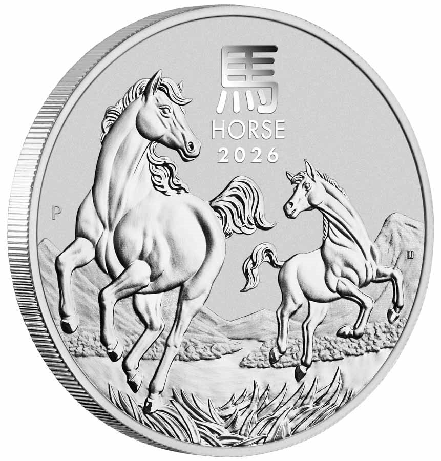 2026 Australia 1/2 oz Silver Year of the Horse (BU)