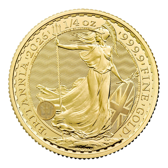 2026 British 1/4 oz Gold Britannia (BU)