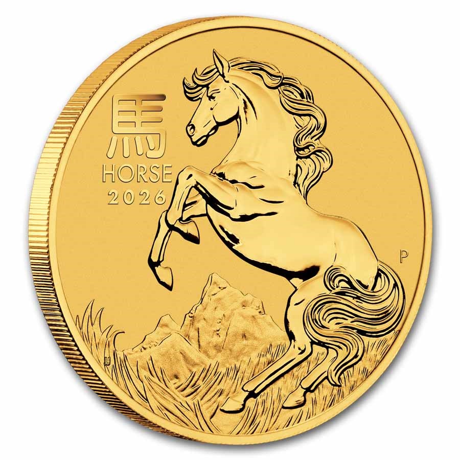2026 Australia 1/4 oz Gold Year of the Horse (BU)