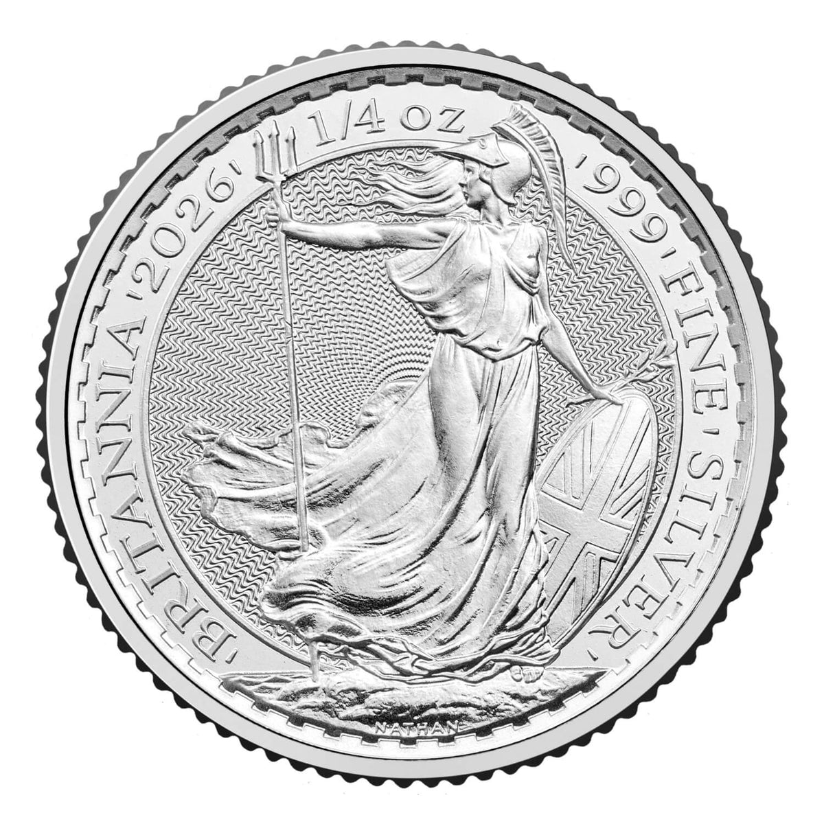 2026 British 1/4 oz Silver Britannia (BU)
