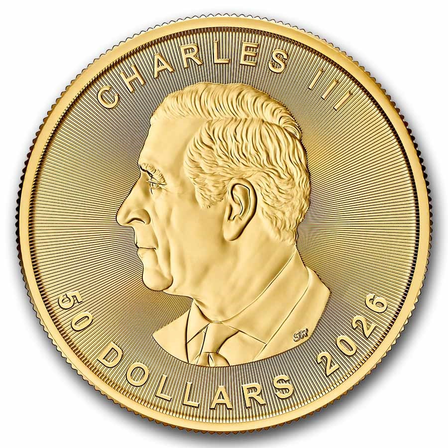 2026 Canadian 1 oz Gold Maple (BU)