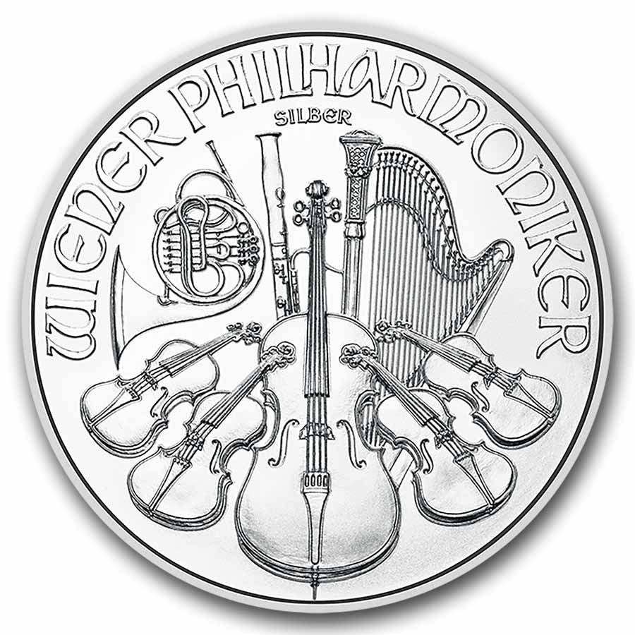 2026 Austrian 1 oz Silver Philharmonic (BU)