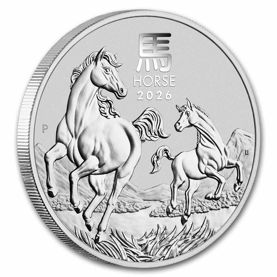 2026 Australia 1 oz Silver Year of the Horse (BU)