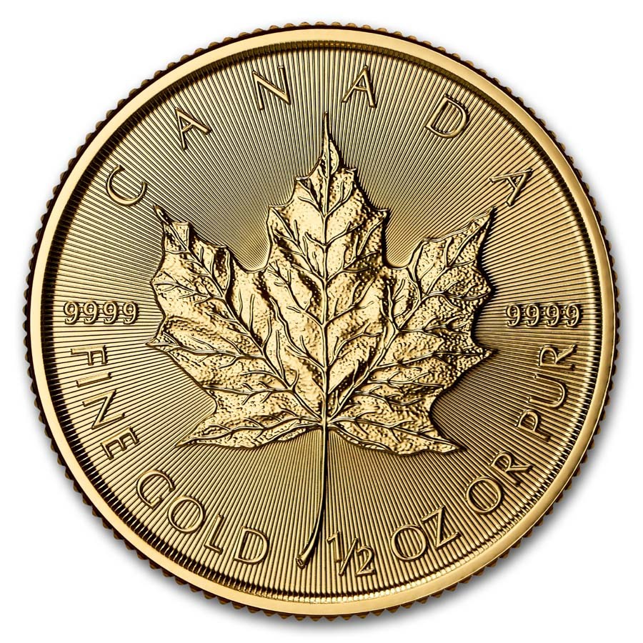 2027 Canada 1/2 oz Gold Maple (BU)