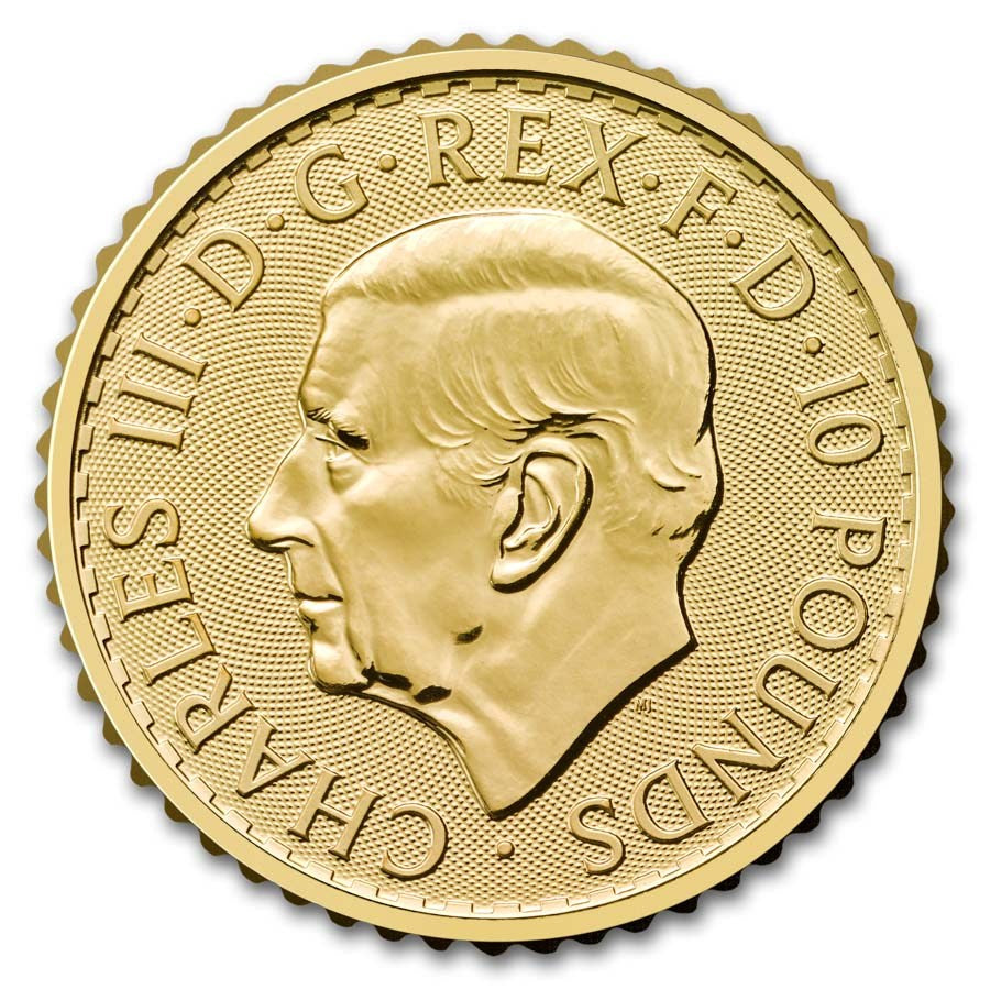 2027 Britain 1/10 oz Gold Britannia (BU)