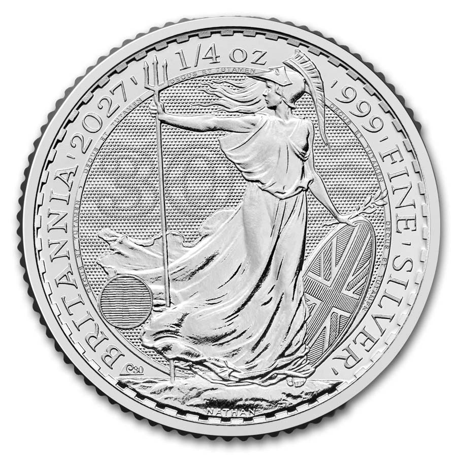 2027 Britain 1/4 oz Silver Britannia (BU)