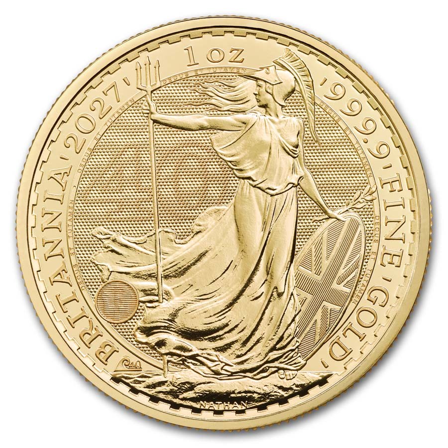 2027 Britain 1 oz Gold Britannia (BU)