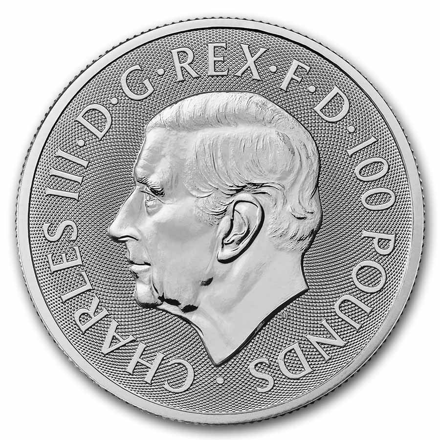 2027 Britain 1 oz Platinum Britannia (BU)