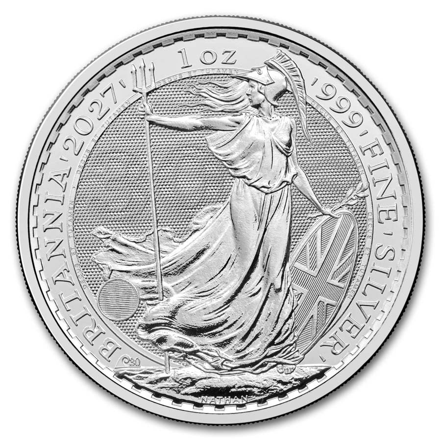 2027 Britain 1 oz Silver Britannia (BU)
