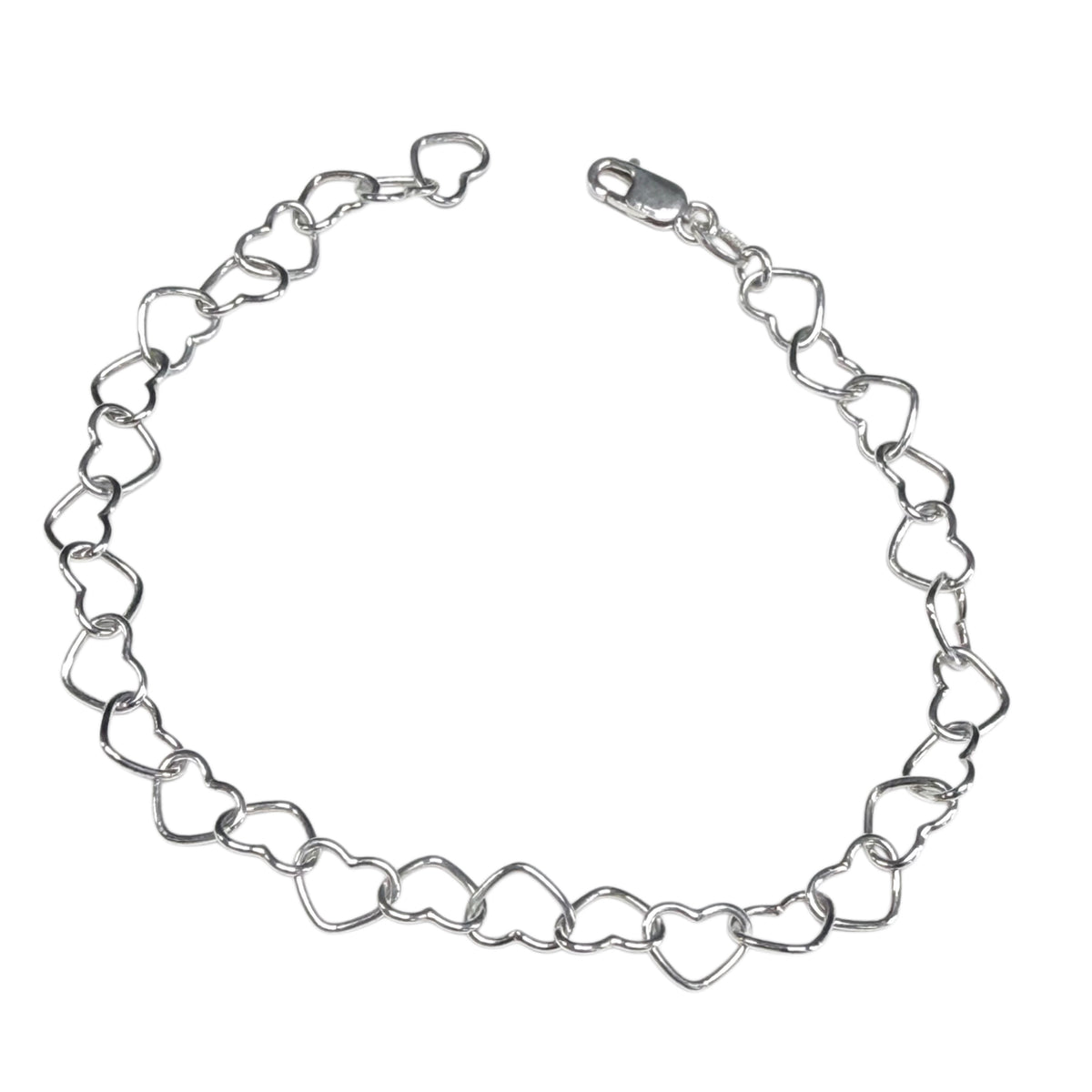 Silver Heart Bracelet