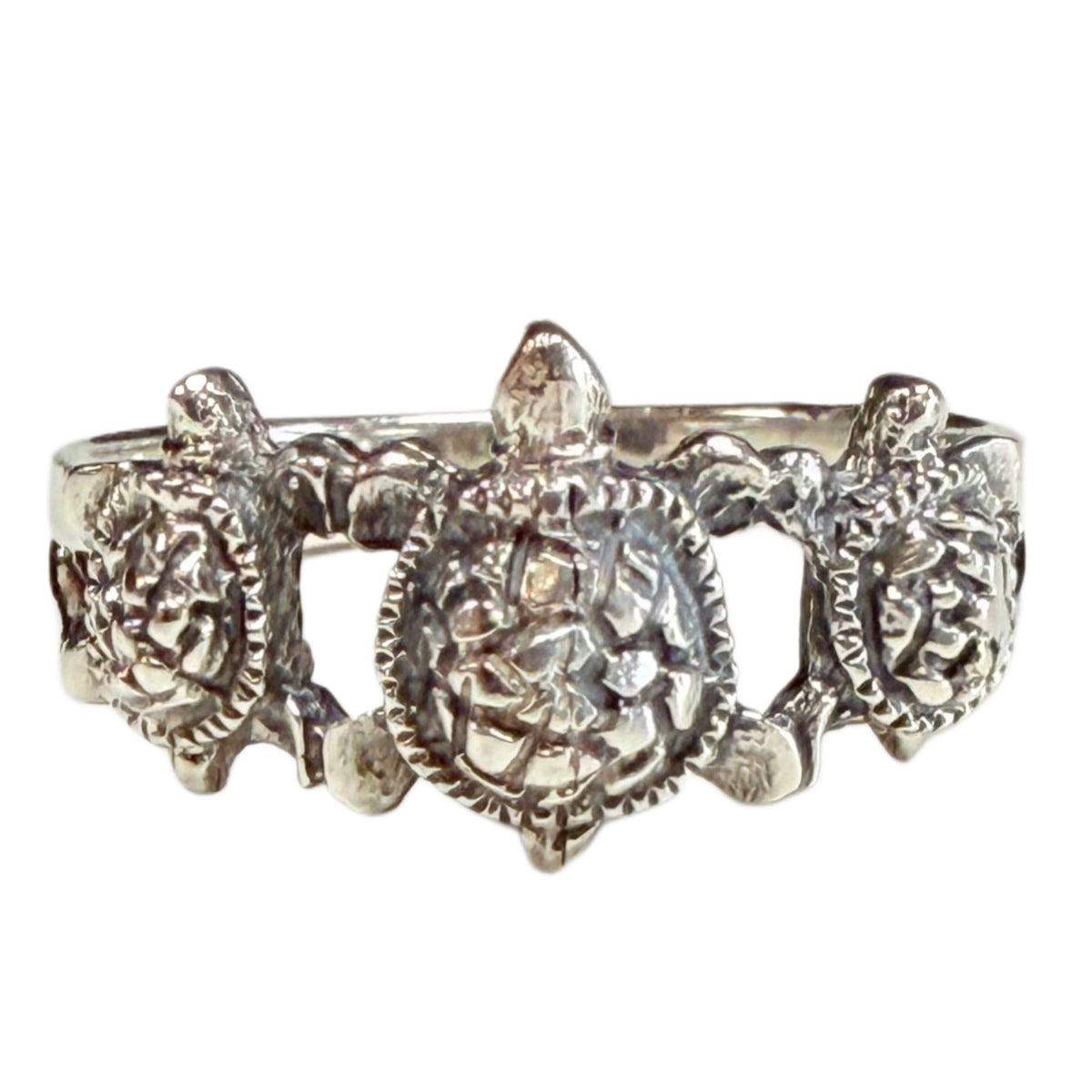 Silver Turtle Ring