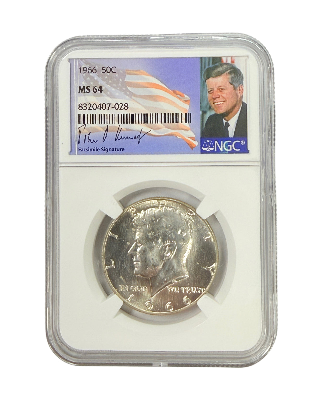 1966 Kennedy Half Dollar NGC MS64