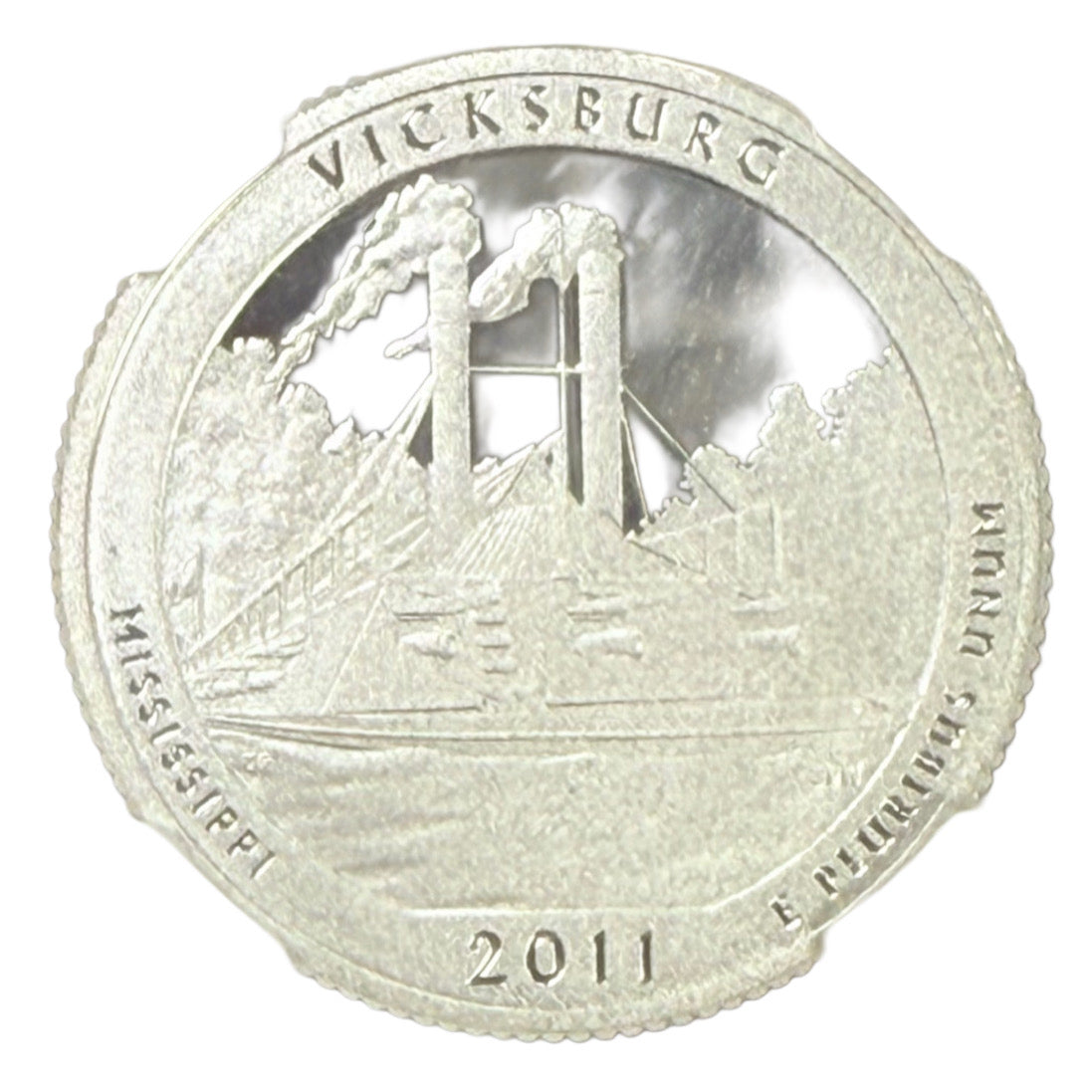 2011-S America the Beautiful Quarter Vicksburg National Historical NGC PF69 Ultra Cameo ER
