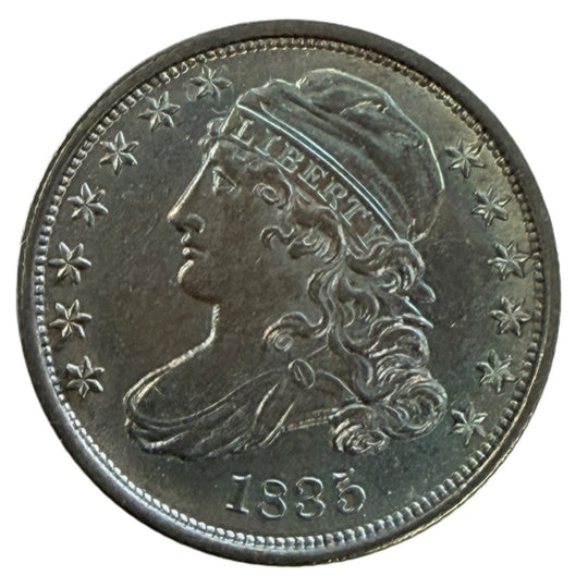 1835 Capped Bust Dime (Uncirculated Details)