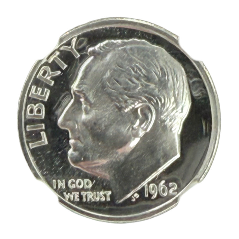 1962 Roosevelt Dime NGC PF67