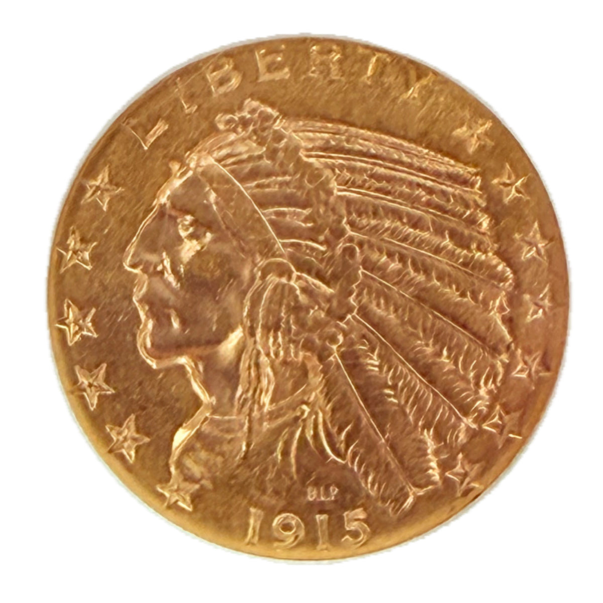 1915 $5 Indian Gold Half Eagle NGC MS61