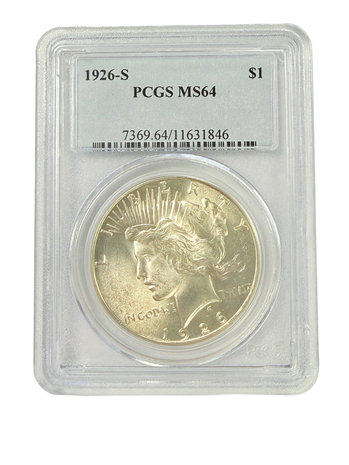 1926-S Peace Silver Dollar PCGS MS64