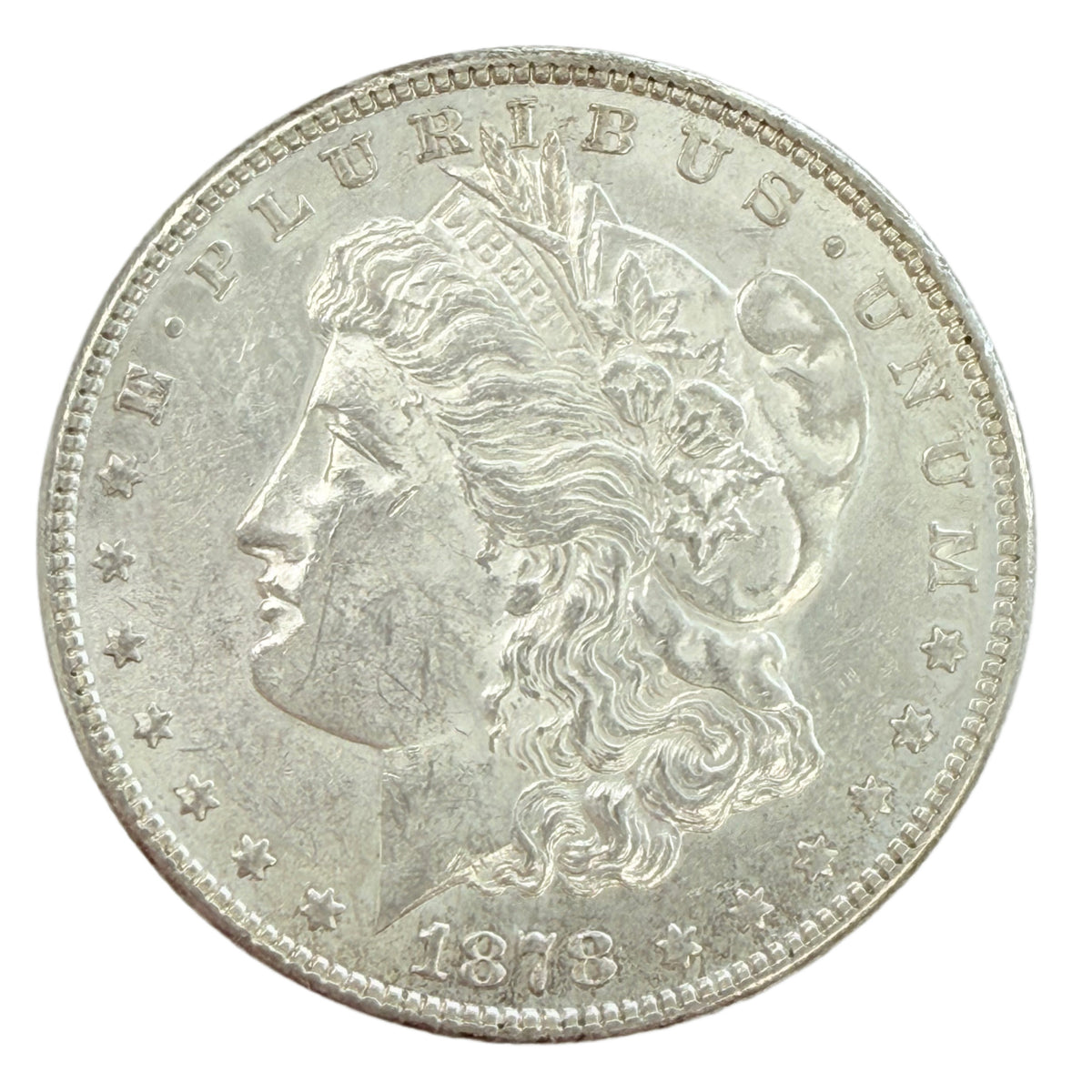 1878-S Morgan Silver Dollar (AU)