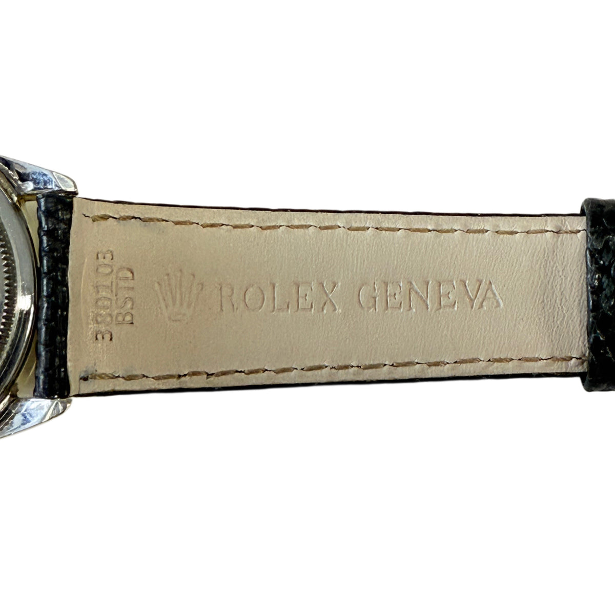 Rolex Oyster Perpetual Date 1550 14k Gold Shell Automatic Watch
