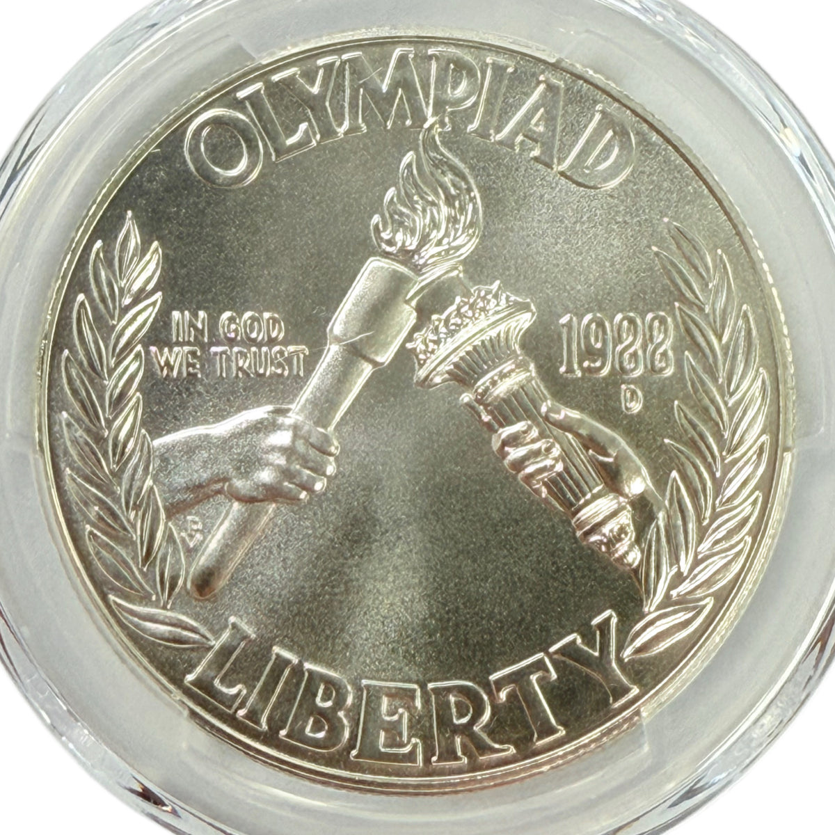 1988-S Olympic $1 Silver Commemorative PCGS MS69