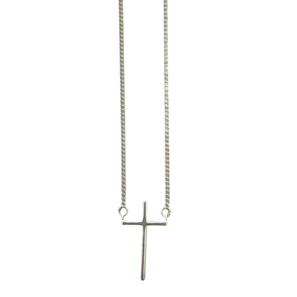 Silver Cross Necklace