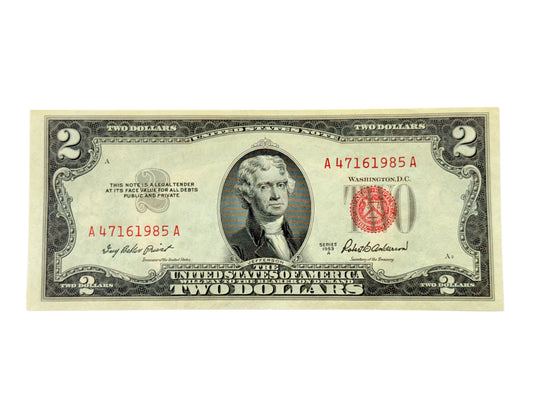 1953-A $2 Legal Tender Note (AU)