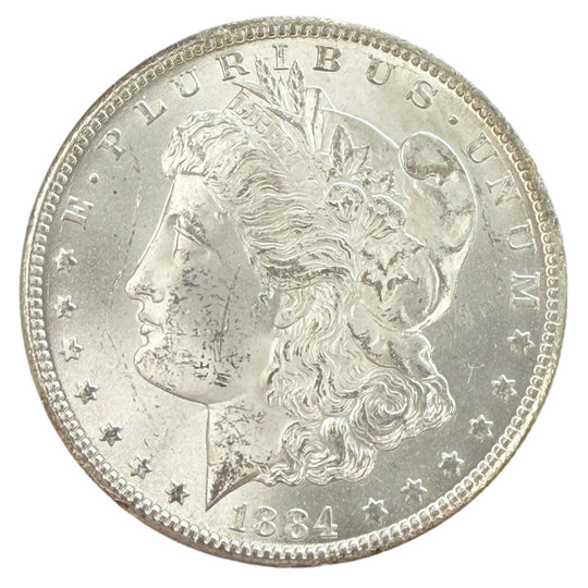 1884-CC Morgan Silver Dollar (Uncirculated)
