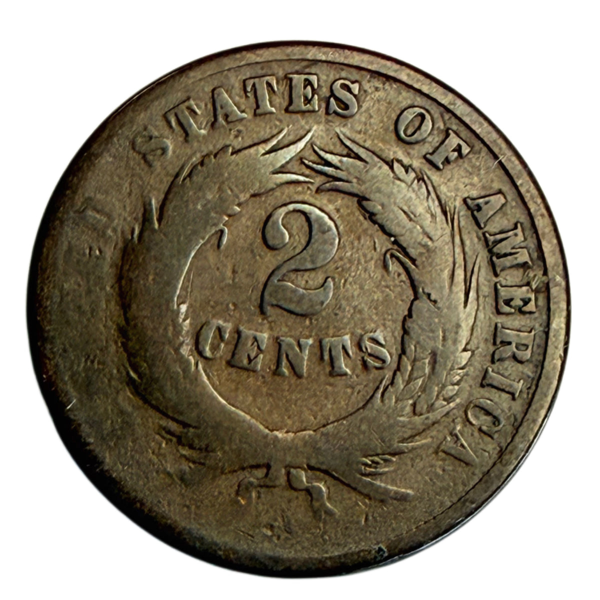 1865 Two Cent Piece (Good)