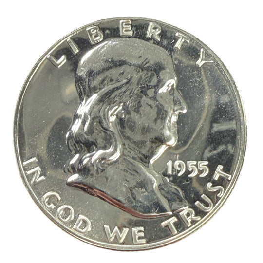 1955 Proof Franklin Half Dollar