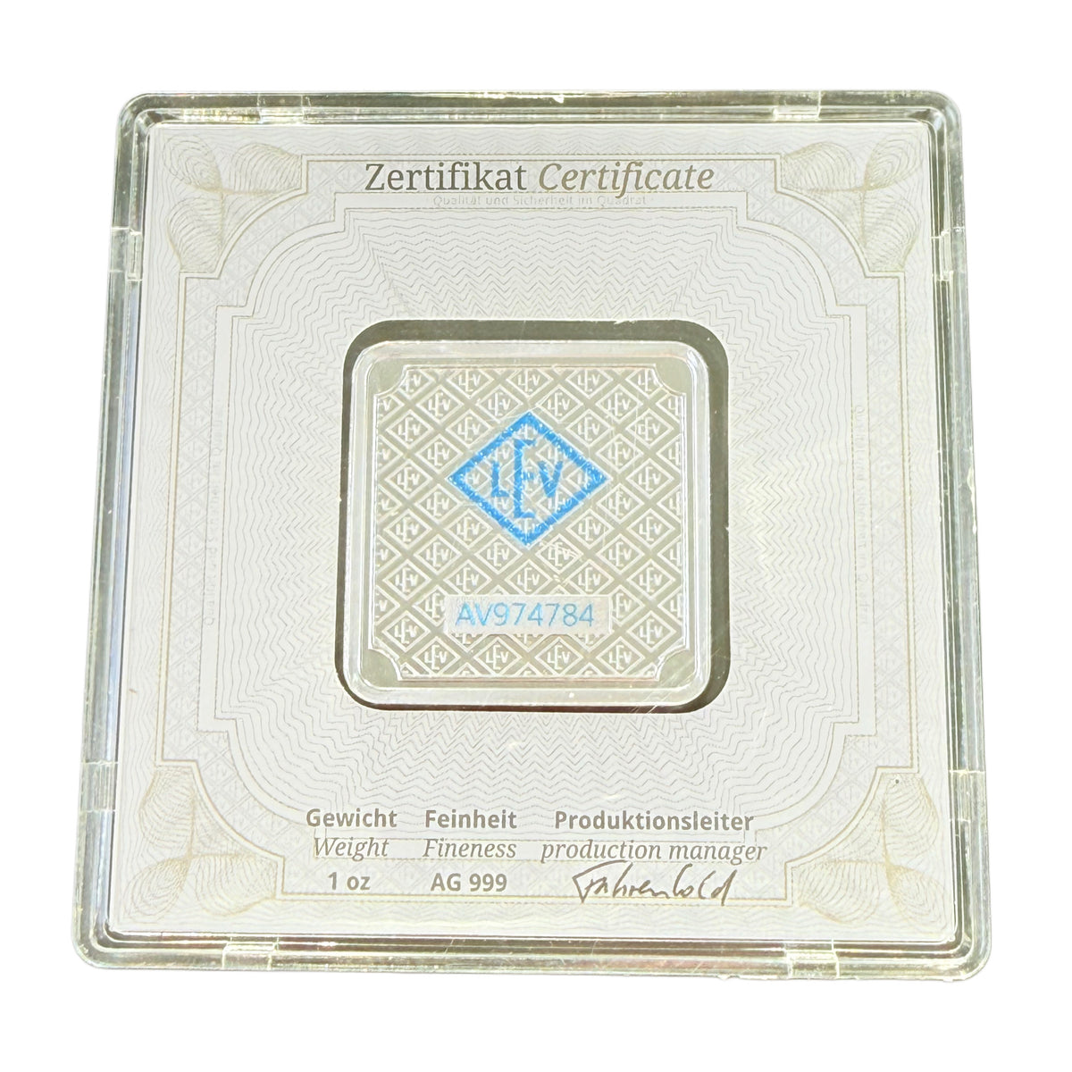 Geiger 1 oz Silver Bar (Secondary)