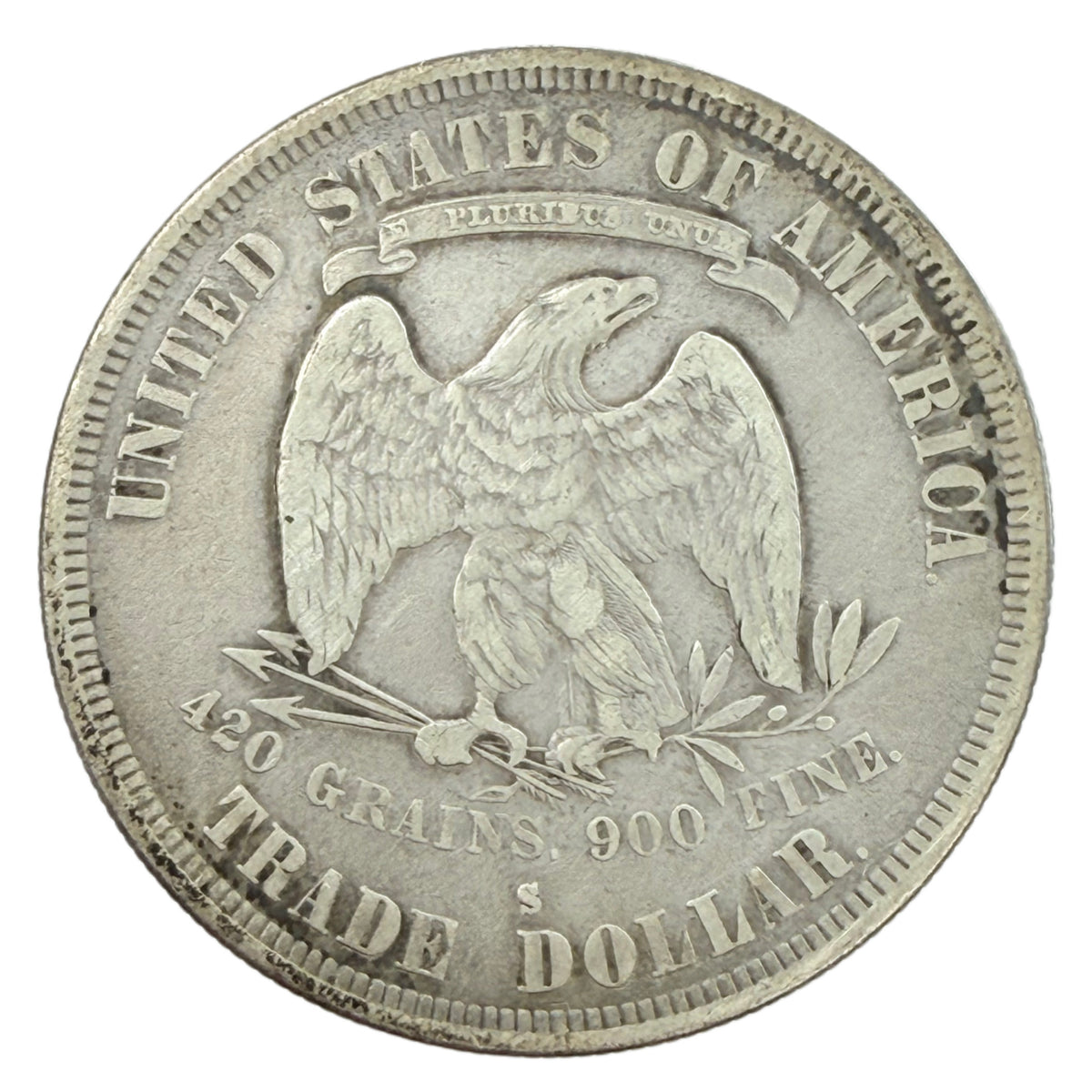 1878-S Trade Dollar (VF Details)