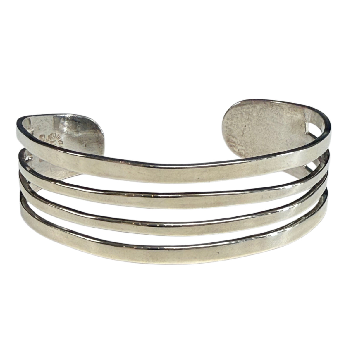 Statement Silver Bangle