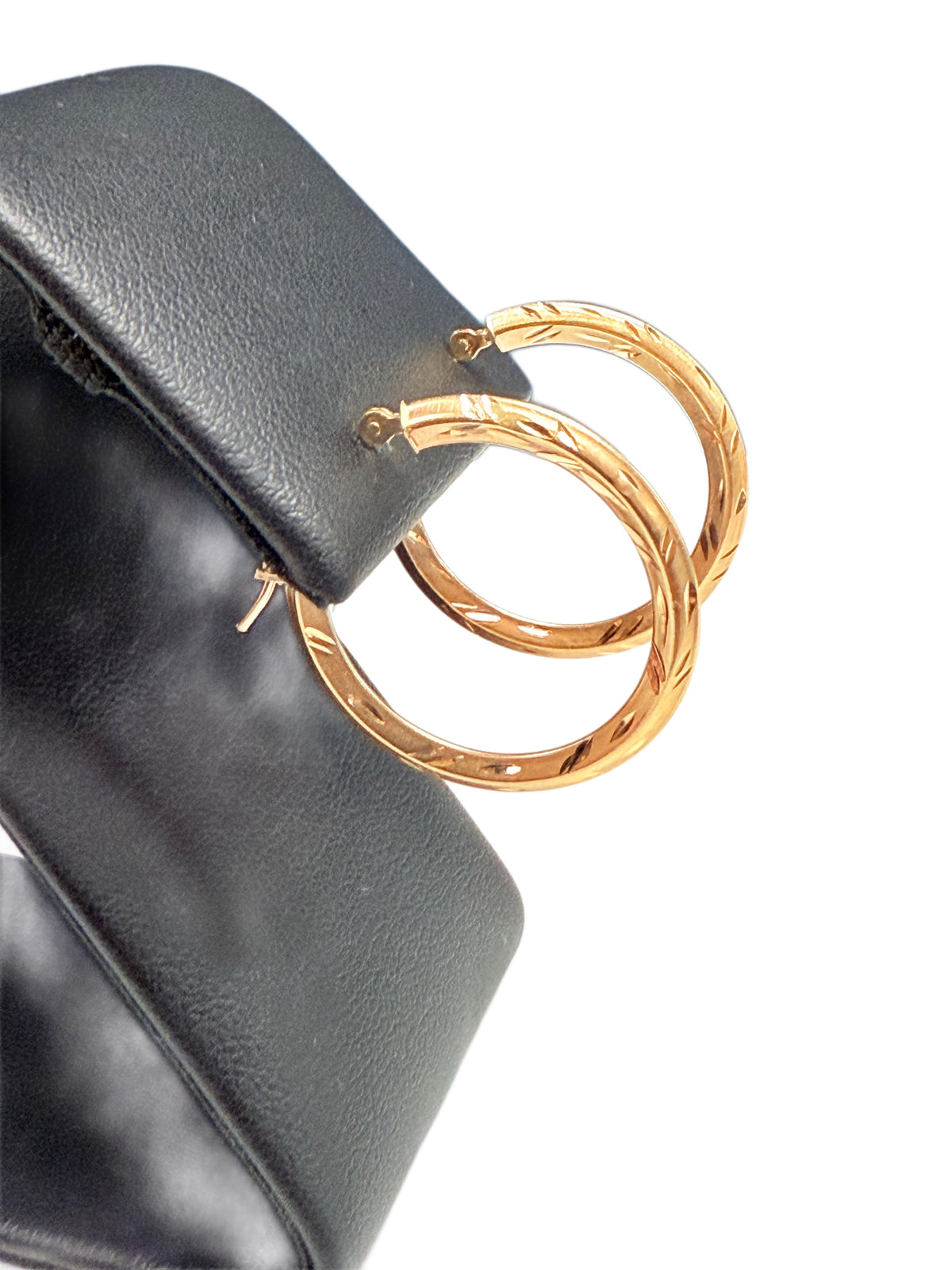 14k Yellow Gold Hoop Earrings