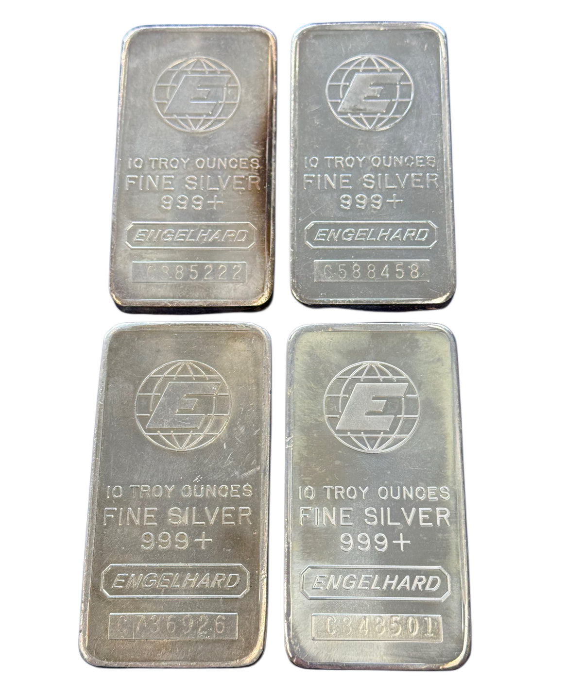 Engelhard 10 oz Silver Bar (Unsealed)