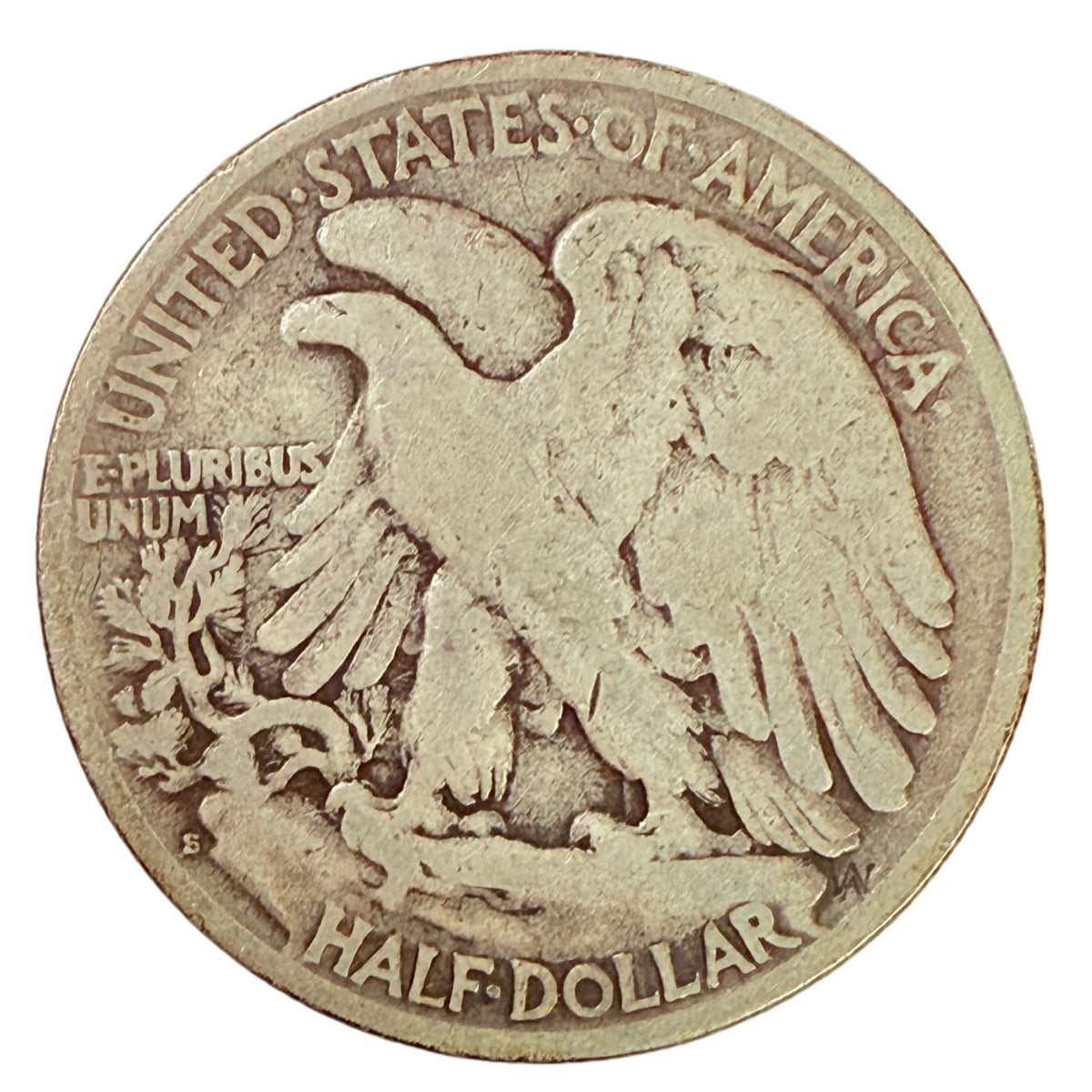 1927-S Walking Liberty Half Dollar (VG)
