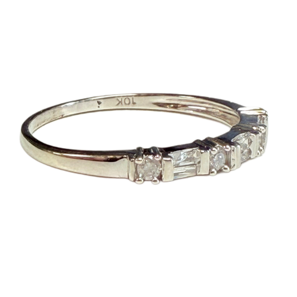 10k Diamond Stacking Ring