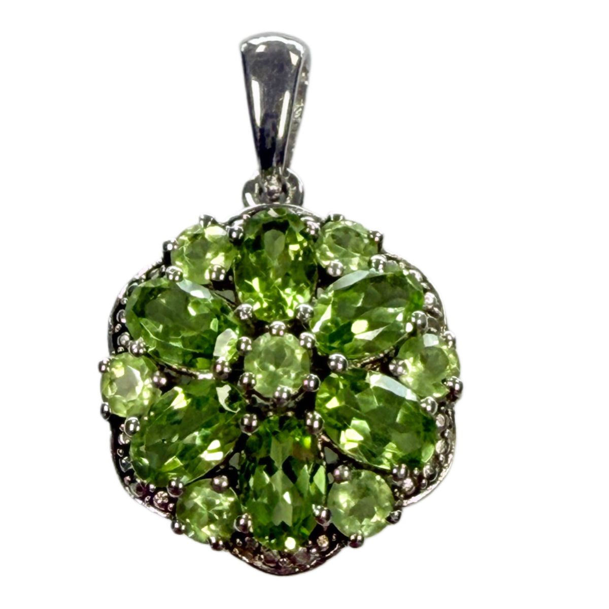 Silver & Peridot Pendant