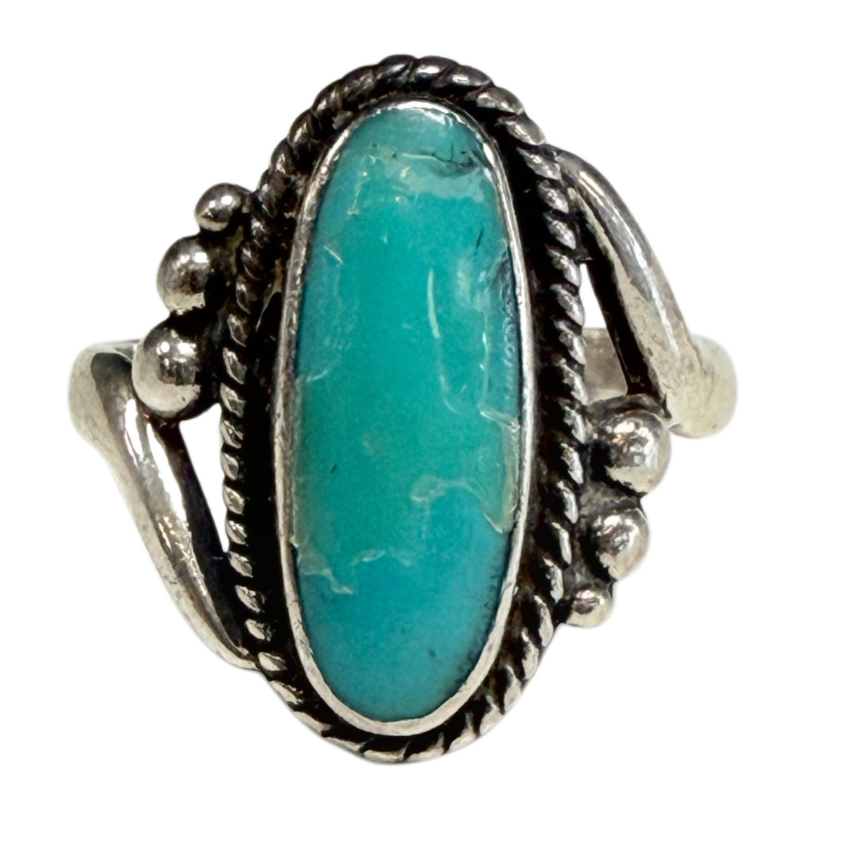 Native American Silver & Turquoise Ring