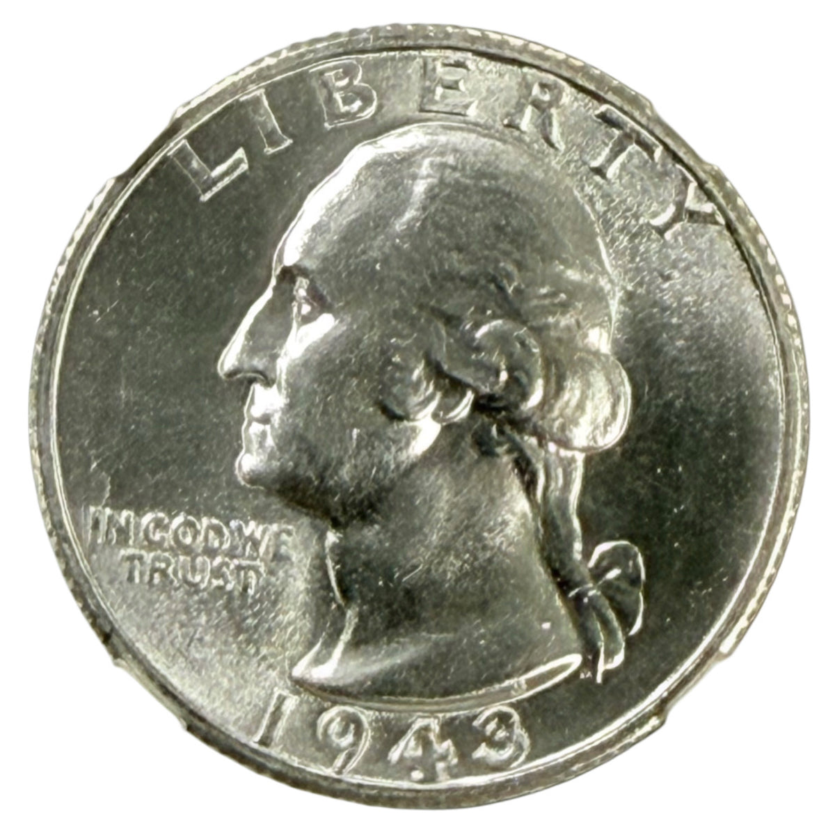 1943-S Washington Quarter NGC MS65