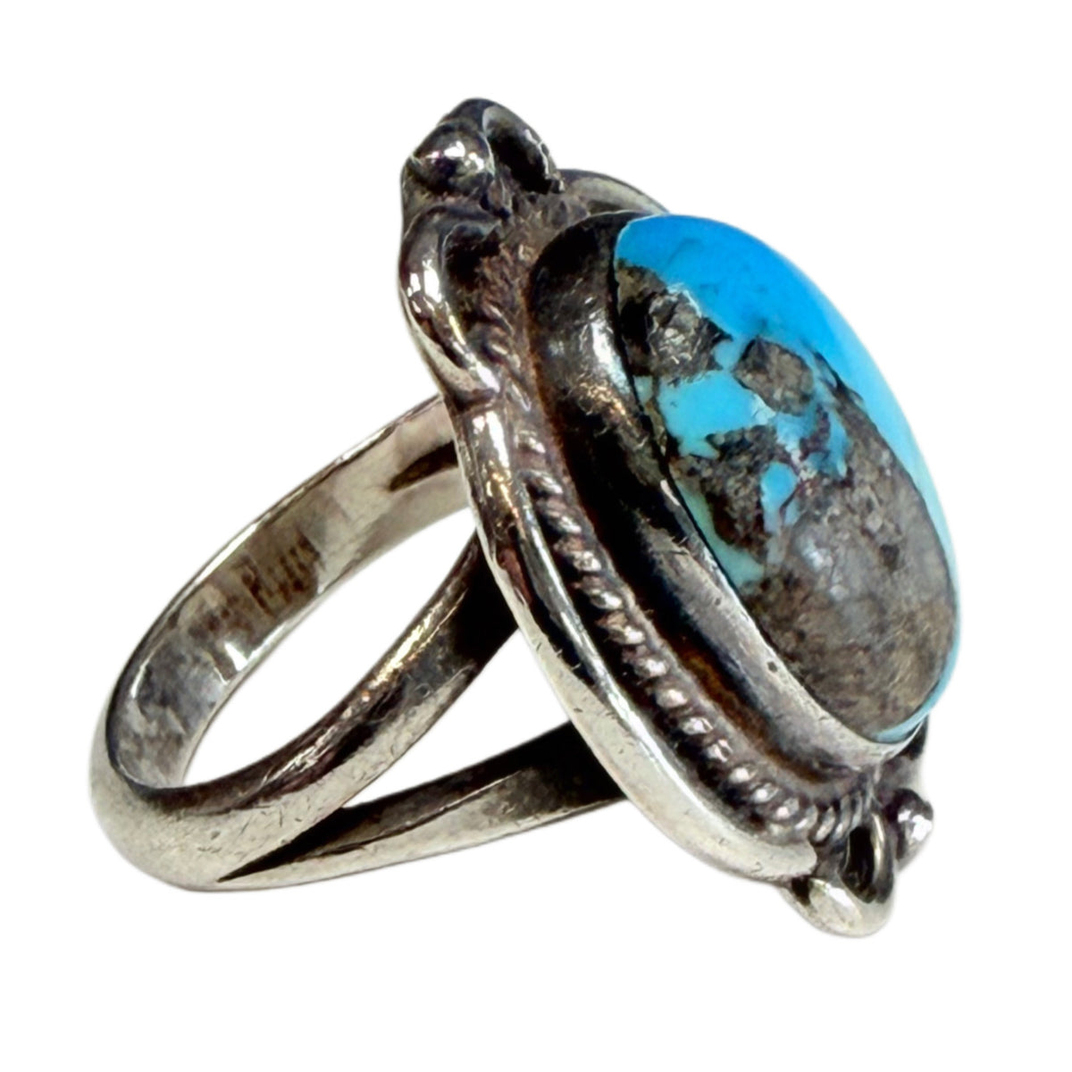 Native American Silver & Turquoise Ring