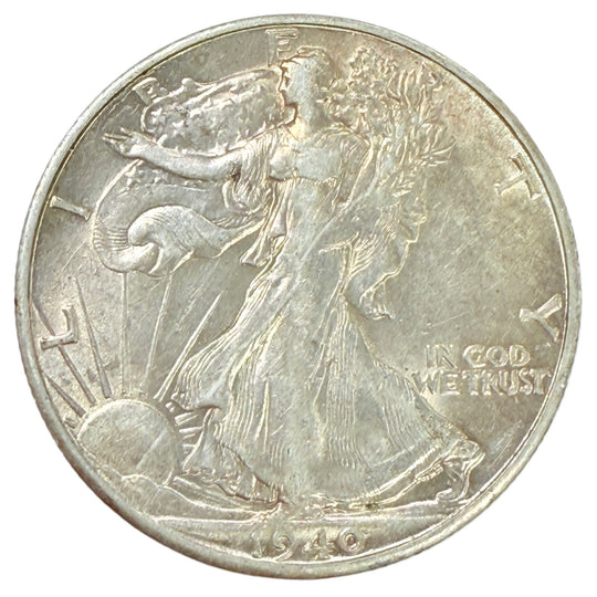 1940-S Walking Liberty Half Dollar (AU)