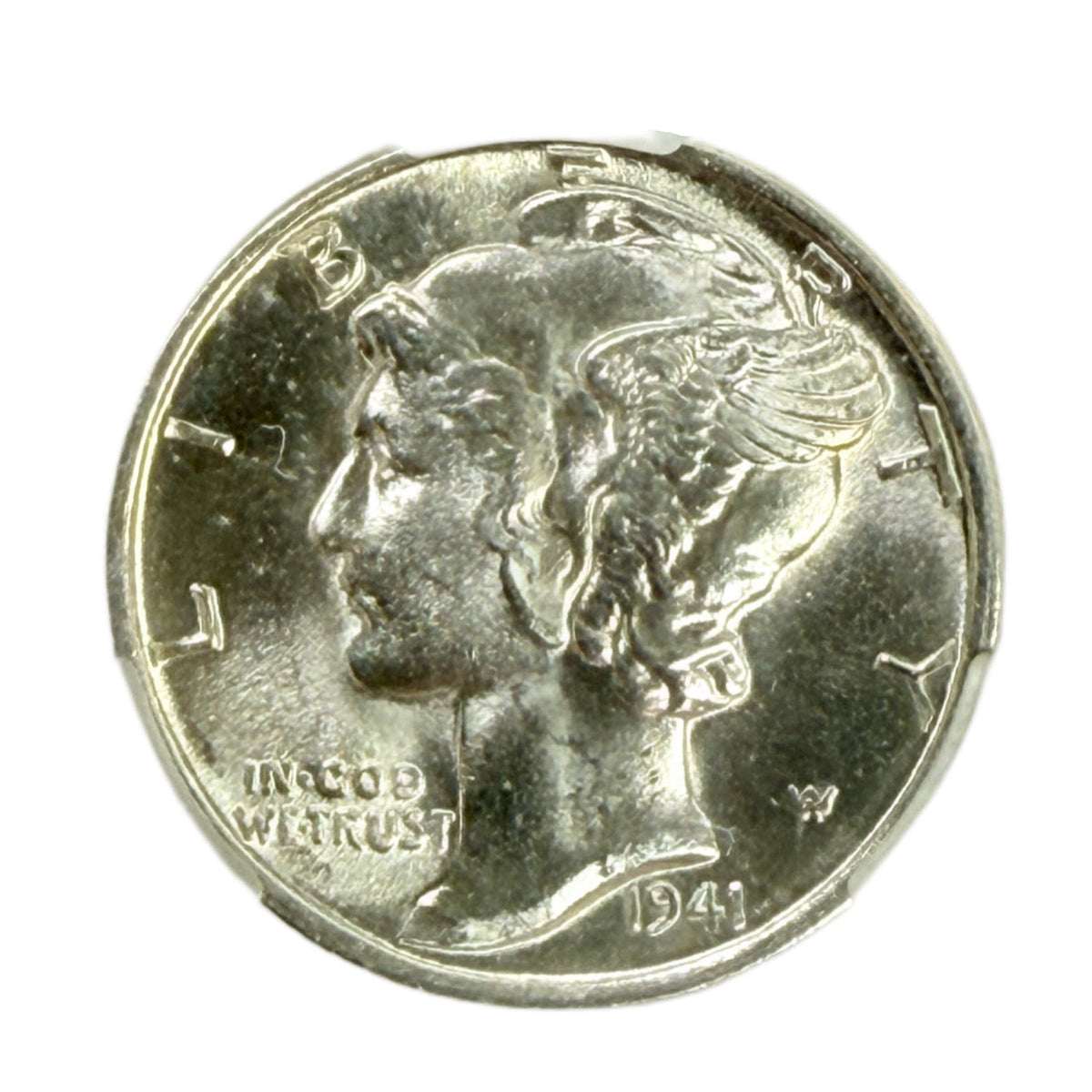 1941 Mercury Head Dime CAC MS64