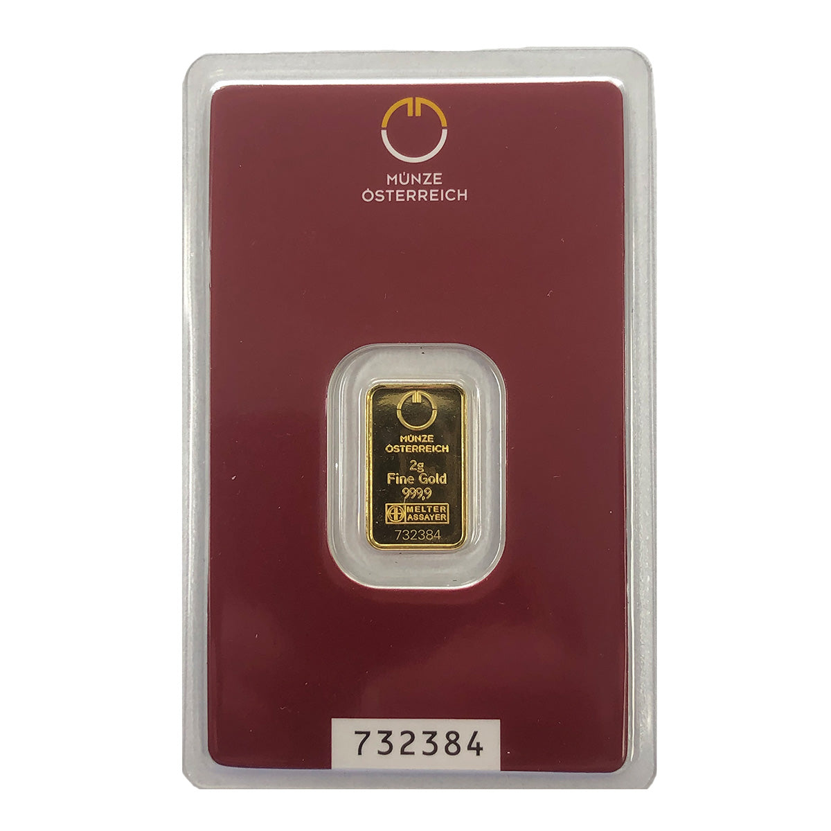 Munze Osterreich 2 g Gold Bar (Secondary)