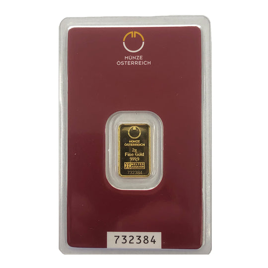Munze Osterreich 2 g Gold Bar (Secondary)