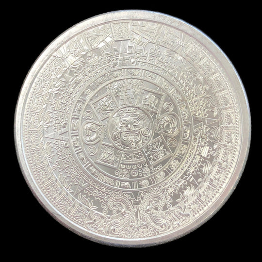 Golden State Mint 2 oz Silver Aztec Calendar (Secondary)